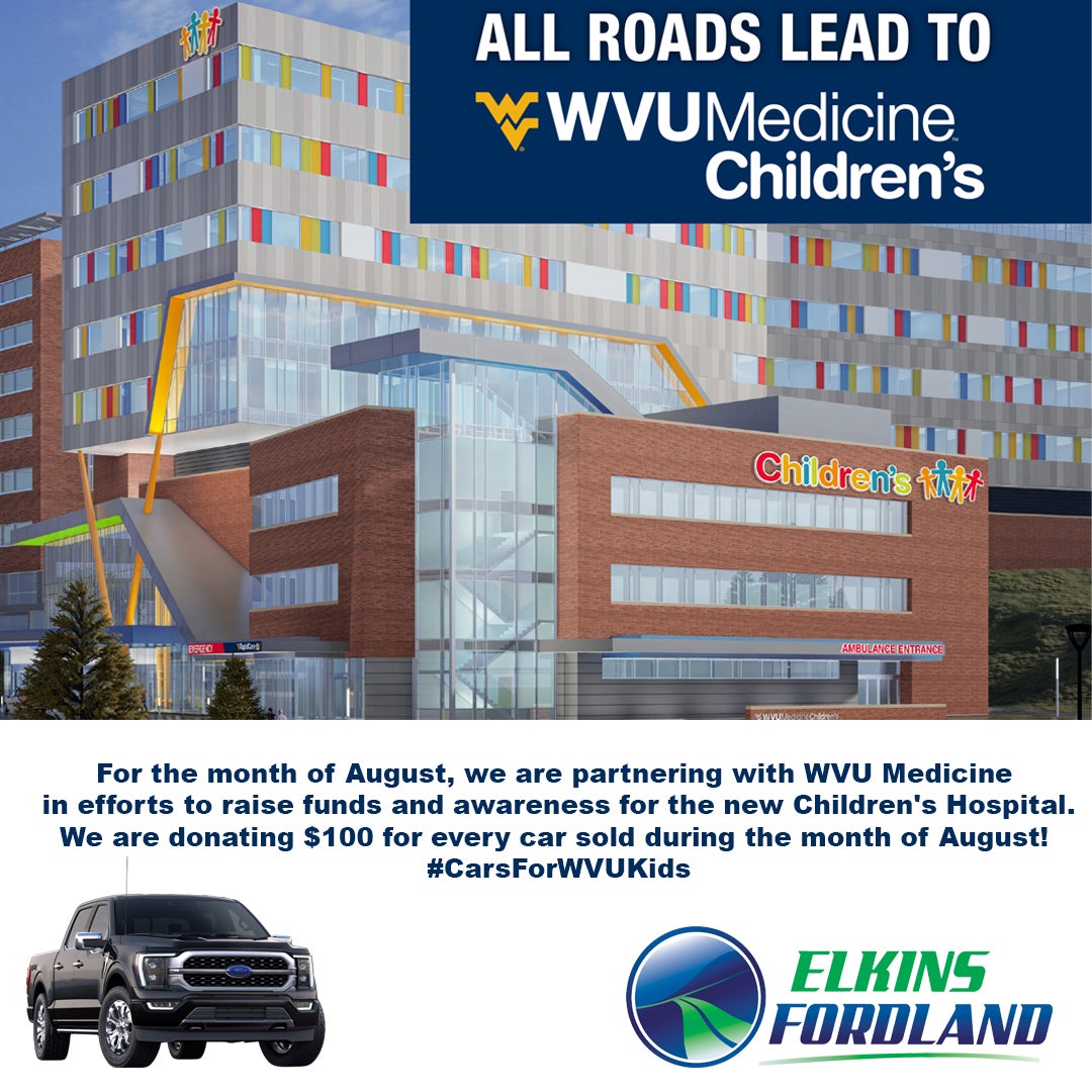 Cars For WVU Kids at Elkins Fordland