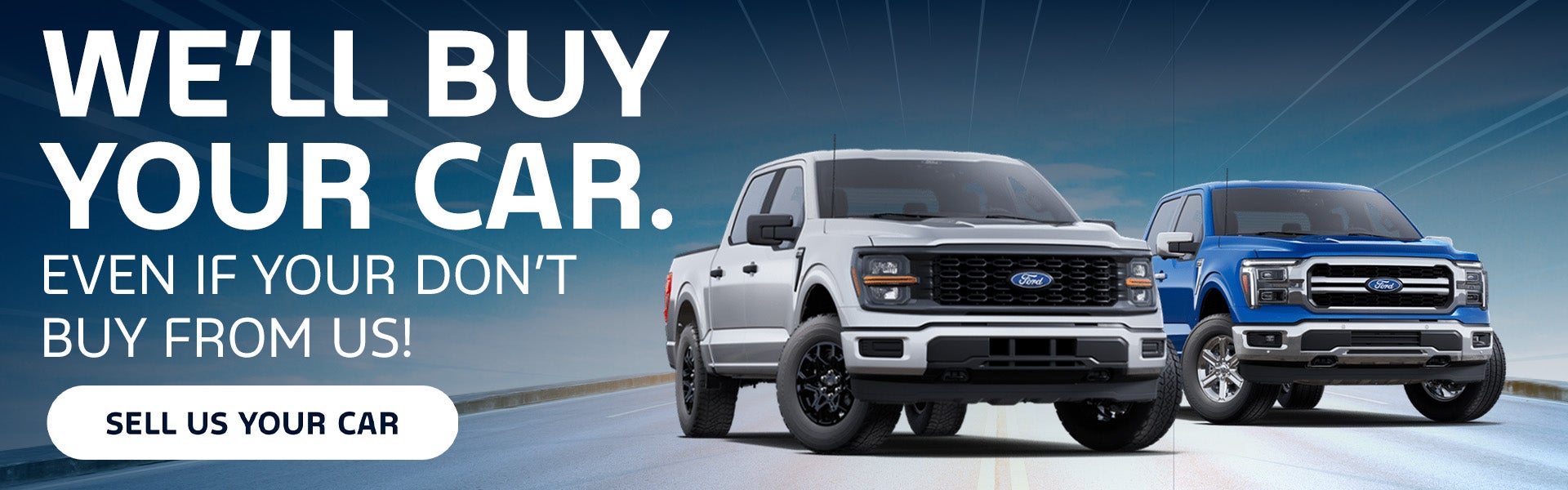 Sell Us Your Car Banner