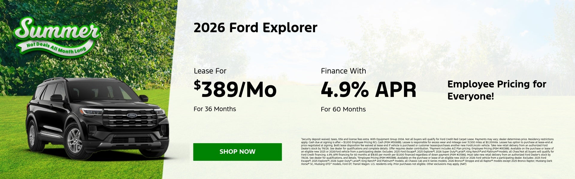2026 Ford Explorer